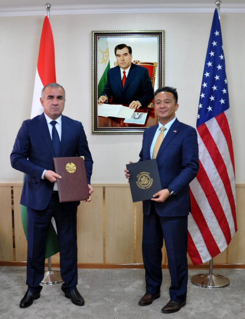 Tajikistan and U.S. sign cooperation agreement to combat terrorism
