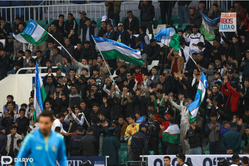Сборная Узбекистана продвинулась на две  строчки в рейтинге FIFA