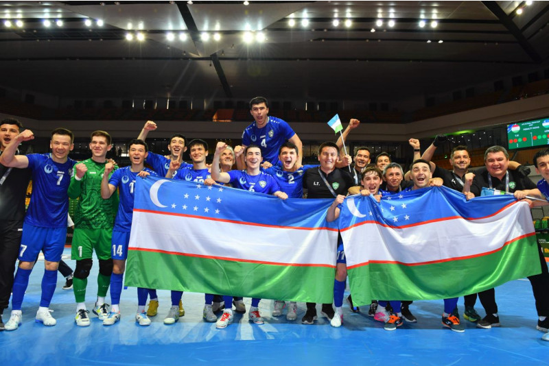 Узбекистан победил Таджикистан в матче за третье место на Кубке Азии по футзалу 