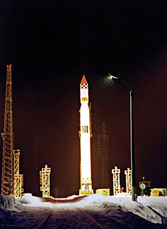 “Kosmos-1151”ni orbitaga olib chiqqan “Siklon-3” eltuvchi raketasi. Foto: ria.ru