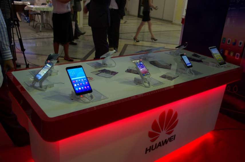 Huawei kompaniyasining mobil qurilmalari. Foto: “Daryo”