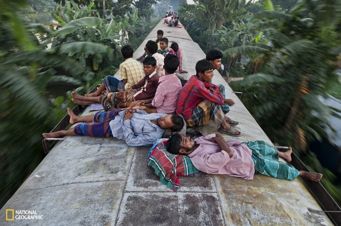 Bangladeshdagi poyezd tomi. Muallif: A. M. Ahad. Foto: National Geographic