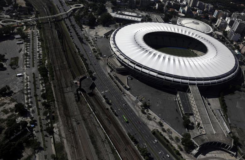 Рио-де-Жанейродаги Маракана стадионининг юқоридан кўриниши.