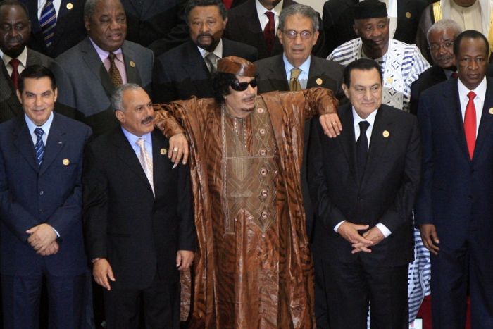 Муаммар Каддафи БМТ саммитида