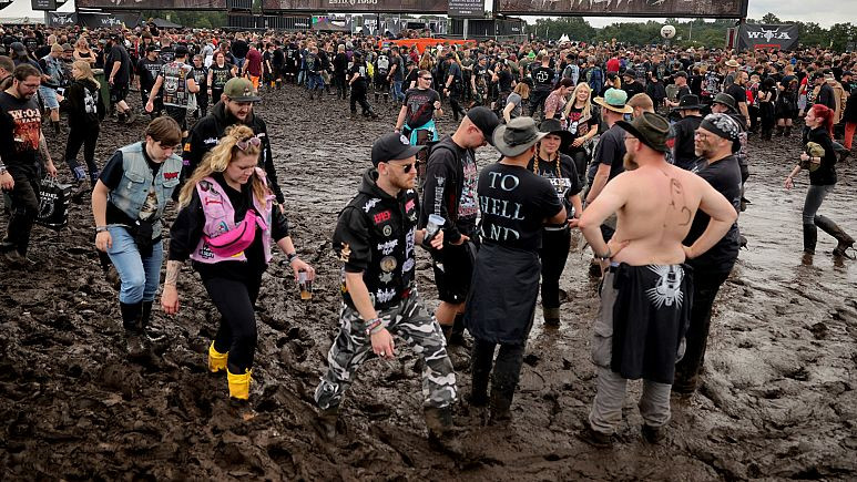Wacken Open Air 2023: heavy rain forces admission limits at world's largest metal festival 