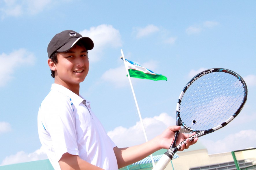Buxorodagi tennis turnirida. Foto: O‘zA