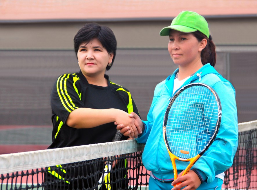 Andijondagi tennis turnirida. Foto: O‘zA
