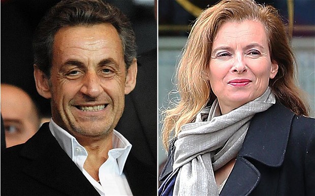 Николя Саркози ва Валери Триервейлер. Фото: co.uk