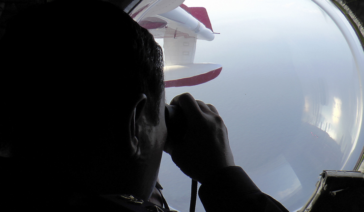 Malaysia Airlines’ning yo‘qolgan “Boing”ini qidiruv ishlari. Foto: ruvr.ru