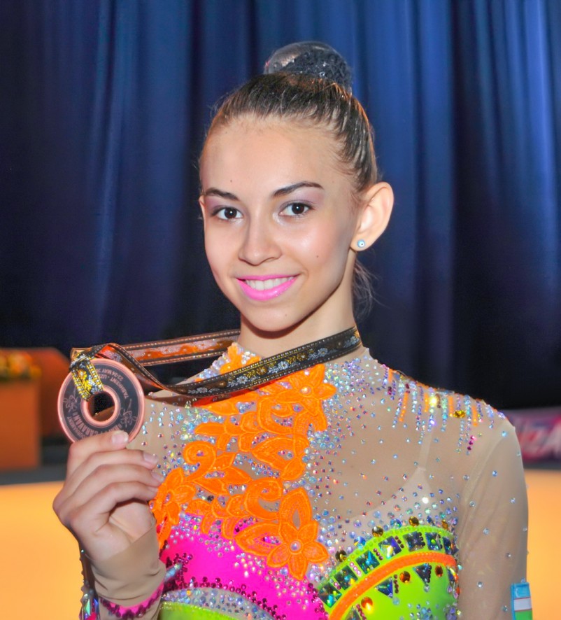 Anora Davlatova — bronza medal sohibasi. Foto: O‘zA