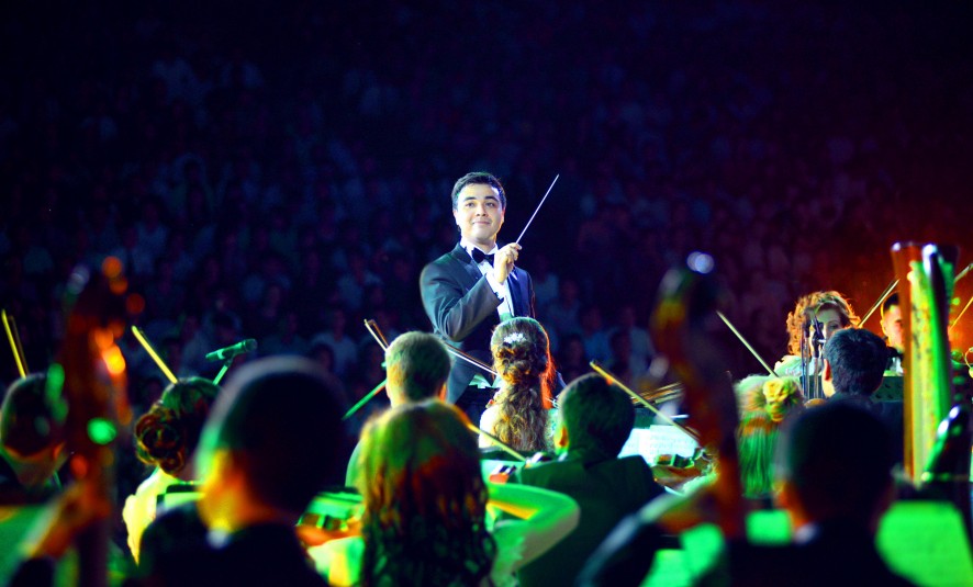 “Yoshlik bahori” festivalining gala-konsertida. Foto: O‘zA