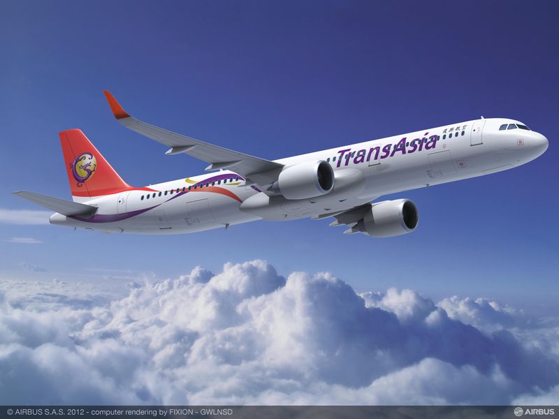 TransAsia авиакомпанияси самолёти. Фото: aerospace-technology.com
