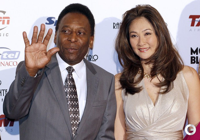 Pele va Marsiya Sibele Aoki. Foto: sport-express.ru