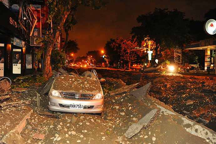 Tayvandagi portlash natijalari. Foto: Reuters / Stringer