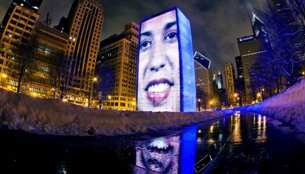 Crown Fountain. Foto: Korrespondent.net