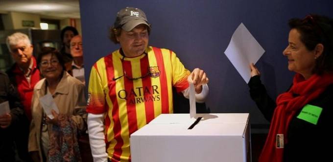 Kataloniyadagi referendum. Foto: runews24.ru