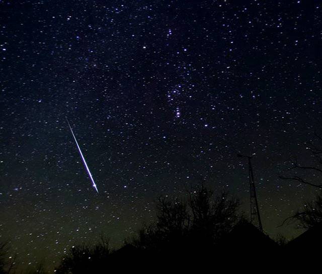 Геминид метеорит оқими. Фото: «РИА Новости»