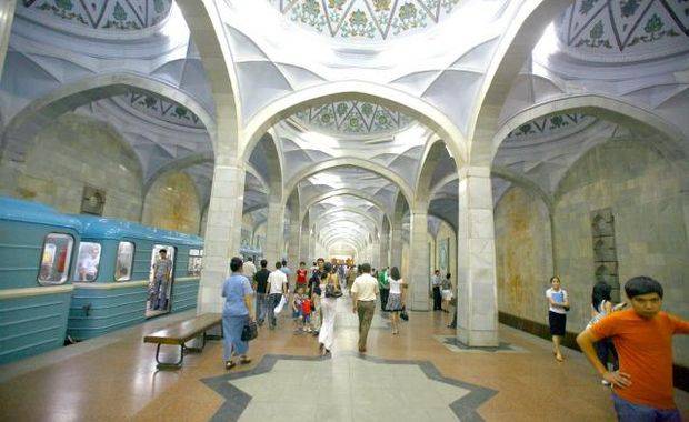 Toshkent metropolitenining “Alisher Navoiy” bekati. Foto: uzbooking.com