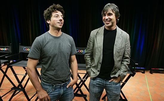 Sergey Brin va Larri Peyj. Foto: AP
