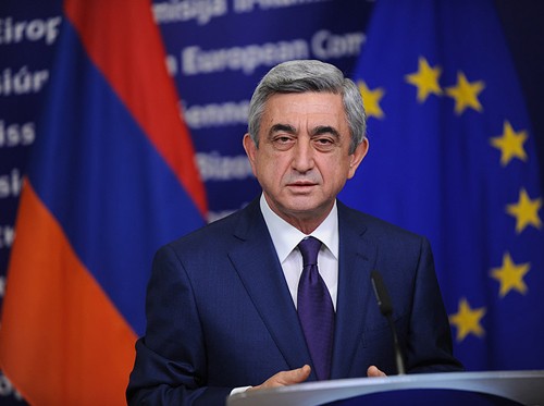 Serj Sargsyan. Foto: novostink.ru