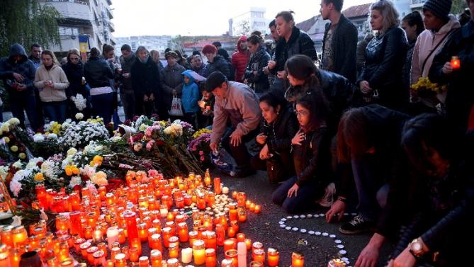 Buxarestdagi motam tadbirlari. Foto: Agence France-Presse