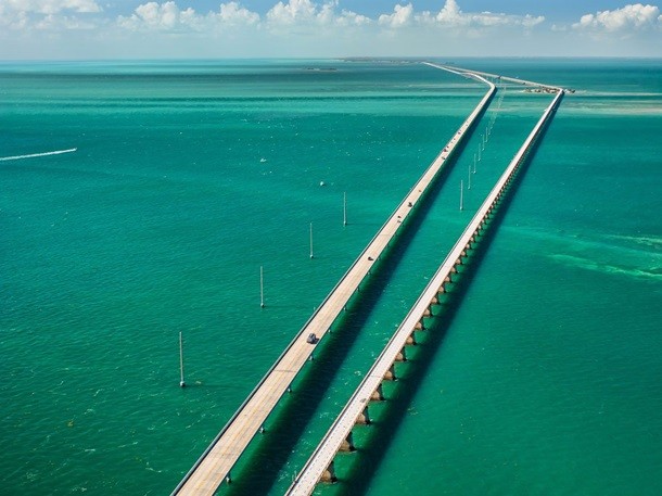 Флоридадаги Overseas Highway. Фото: Business Insider