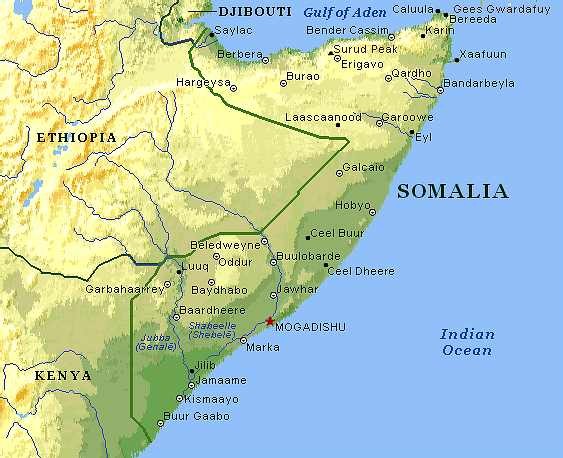 Somali xaritasi. Foto: “Madhibaan.org”