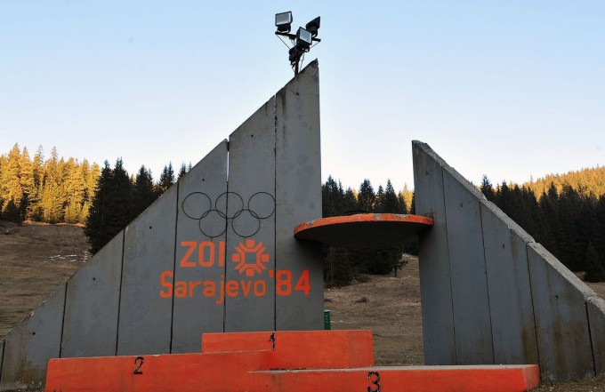 Sarayevodagi olimpiya podiumi. Foto: Mashable