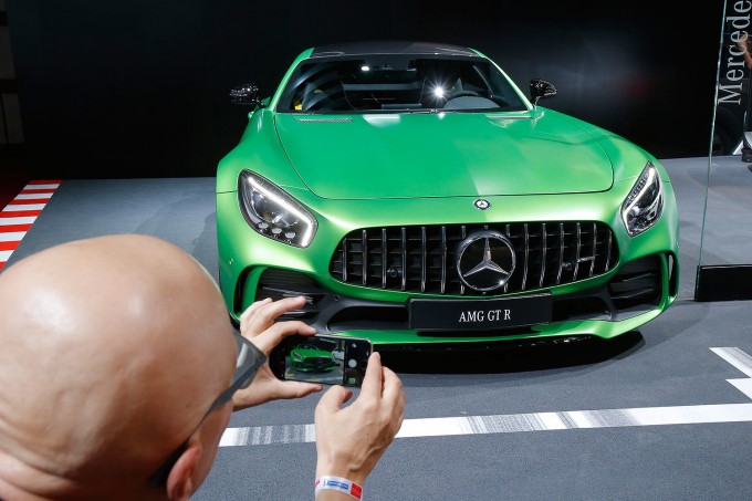 Mercedes Benz AMG GТ R родстери концепти. Фото: Getty Images