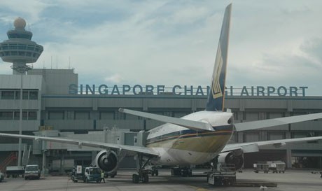 Changi aeroporti. Foto: EPA