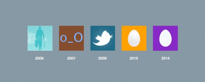 Twitter avatarkalari evolutsiyasi.