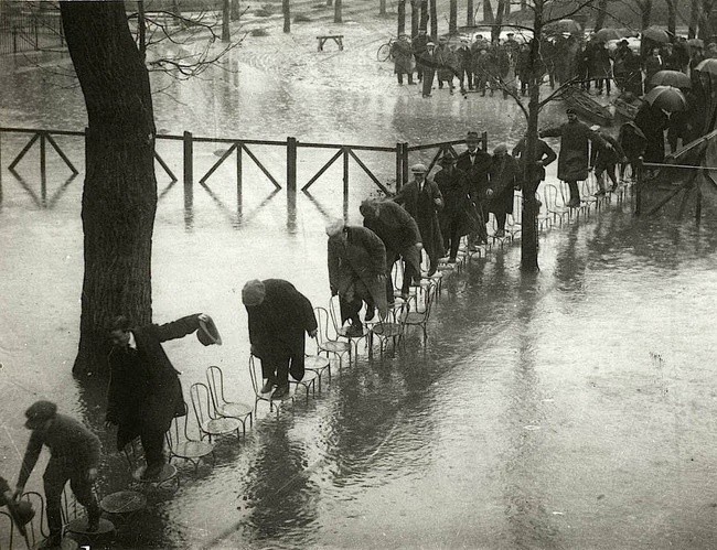 Parijda suv toshqini, 1924-yil. Foto: AdMe