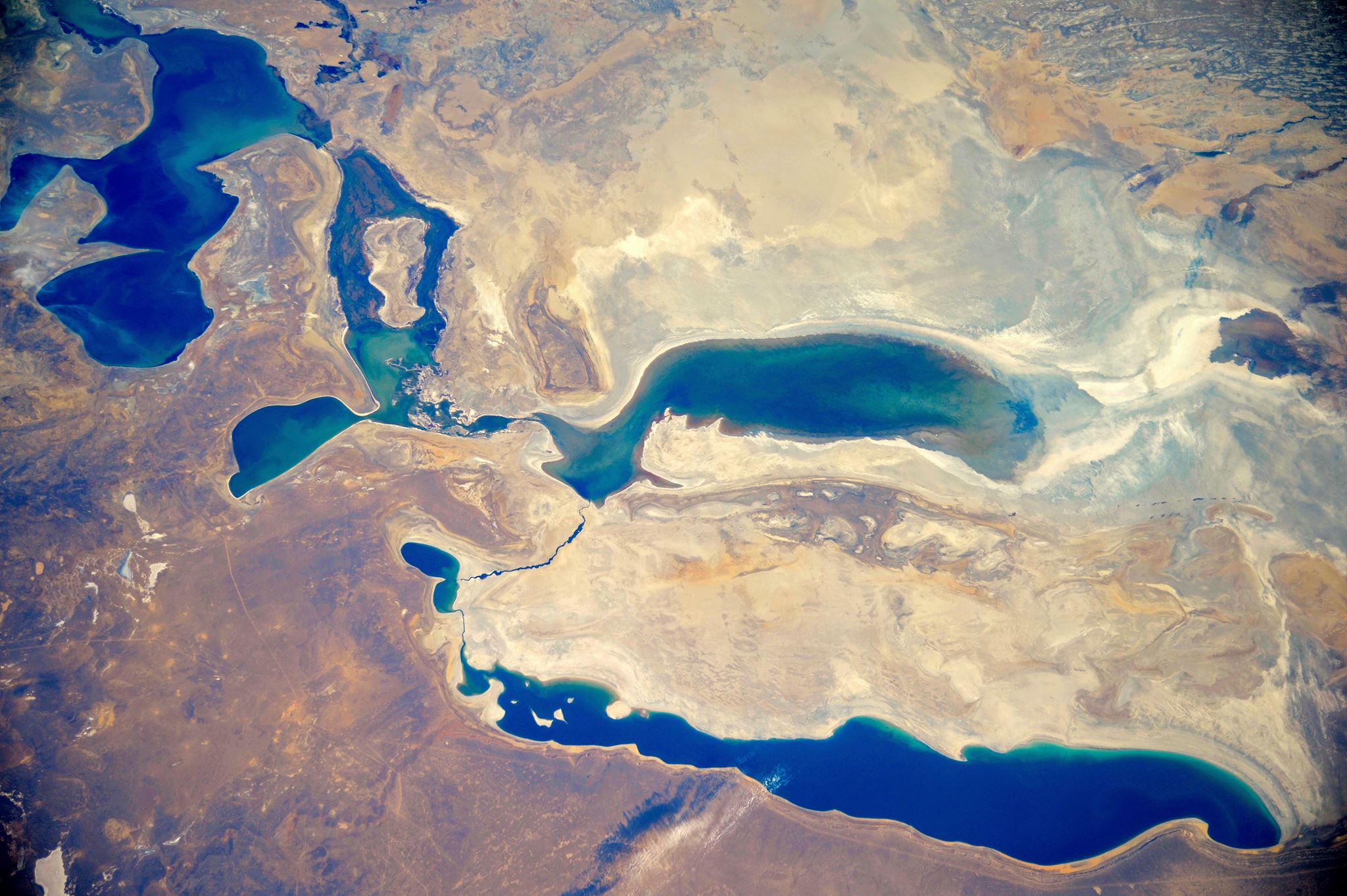 аральское море с космоса