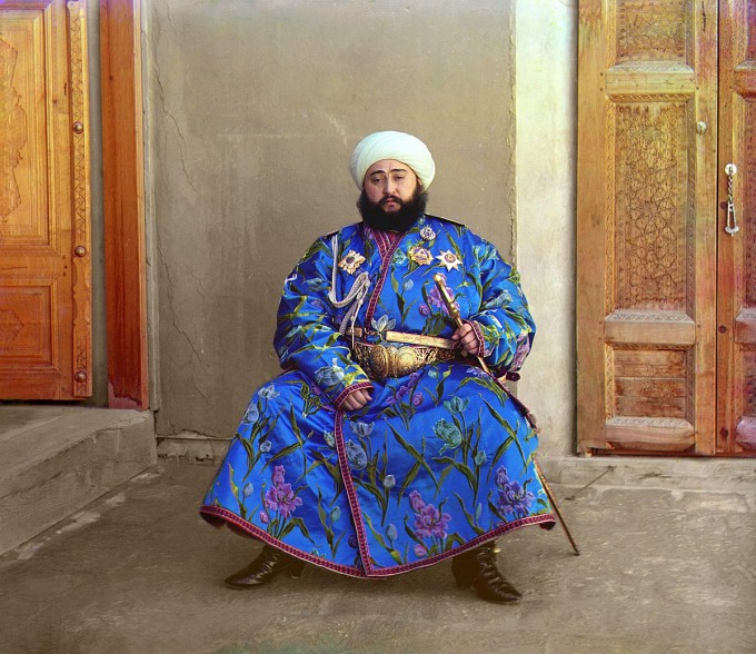 Amir Olimxon 1911-yilda. Foto: S.M. Prokudin-Gorskiy