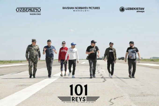 “101-reys” filmi ijodiy jamoasi. Foto: “101-reys” filmi arxivi.