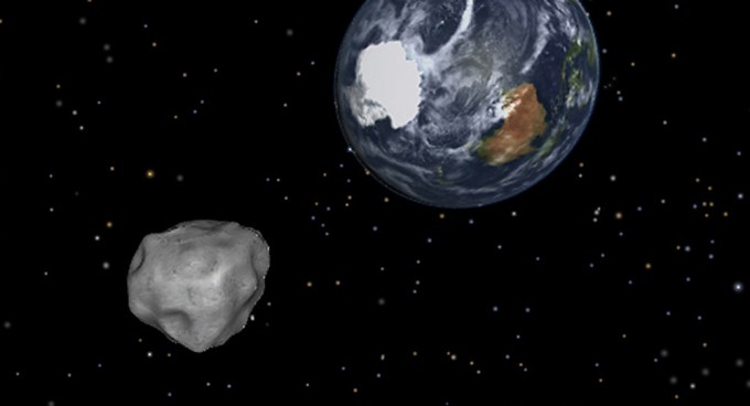 Duende (2012 DA14) asteroidi. Foto: Ciberia