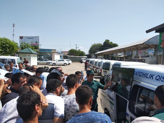 Foto: Namangan IIB Transportda xavfsizlikni ta’minlash boshqarmasi