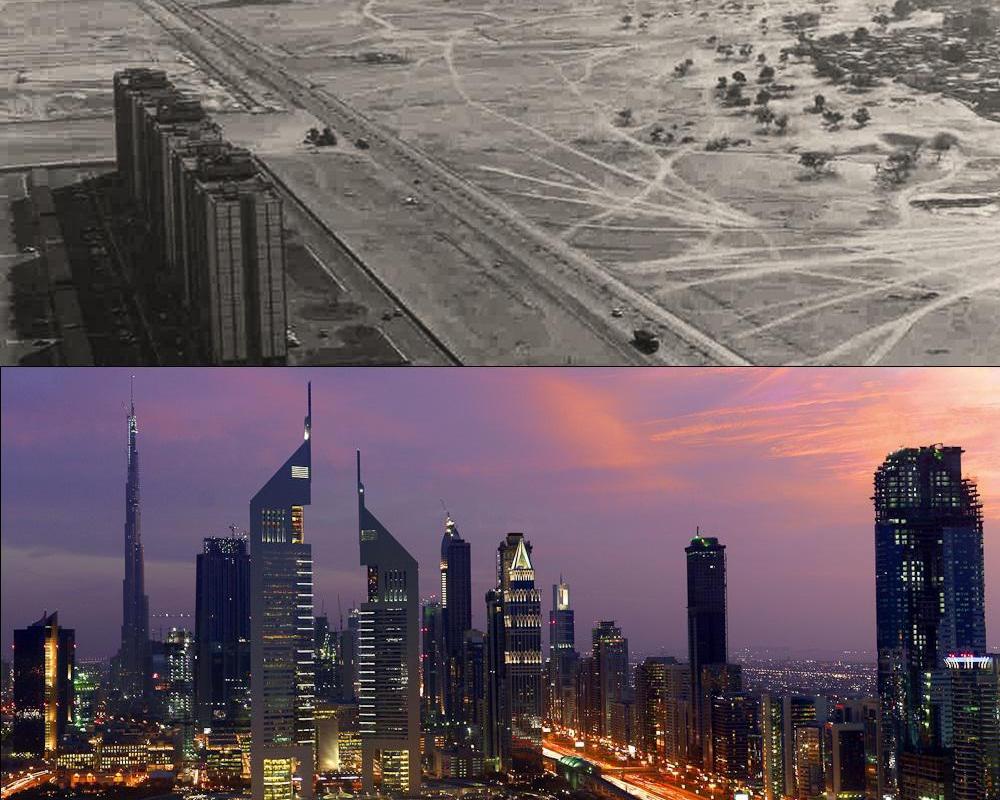 Дубай фото до и после