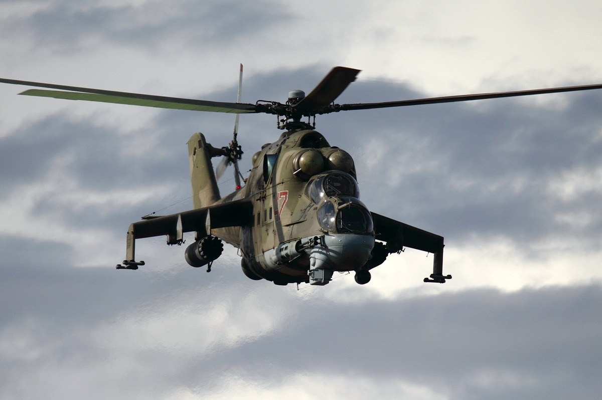 Rossiya Qurolli kuchlariga qarashli Mi-24.