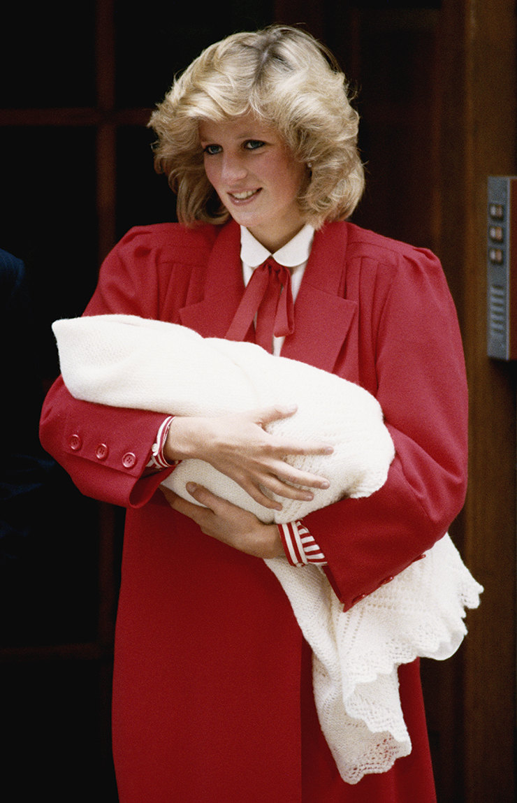 Britaniya malikasi Diana shahzoda Garri bilan. 1984-yil, 16-sentabr