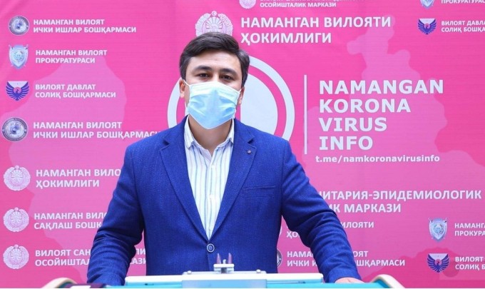 Халқ банки Наманган вилоят филиали директори Баҳром Йўлдошев.