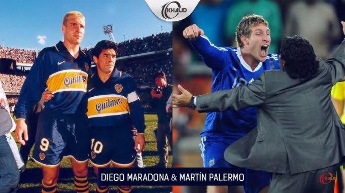 Diego Maradona (“Ximnasiya” bosh murabbiyi) va Martin Palermo (ishsiz) — Ular “Boka Xuniors”da birga o‘ynagan. Keyinchalik Maradona Argentina terma jamoasida Palermoning ustoziga aylangan