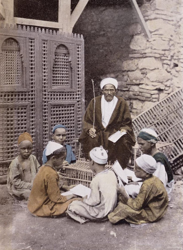 Arab maktabi. Qohira, 1900-yil.