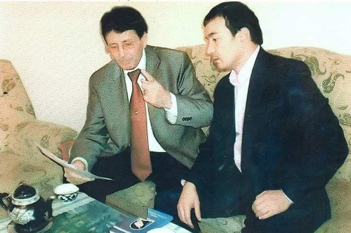 Shamsiddin Sadoiy va Ozodbek Nazarbekov.