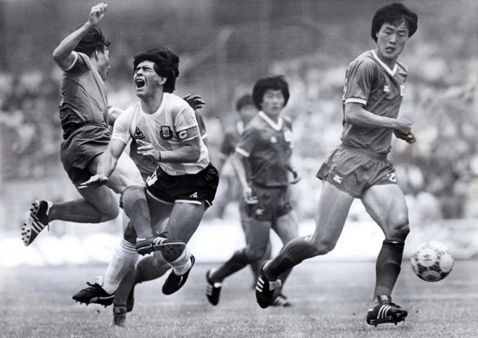 Diyego Maradona Meksikada o‘tkazilgan Jahon Chempionati bahslarida. 1986-yil 2-iyun.