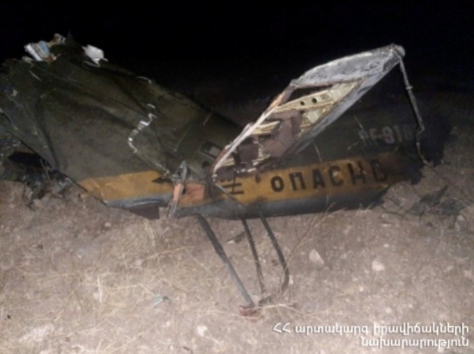 Ozarbayjon harbiylari Armaniston osmonida uchib yurgan Mi-24 samolyotini (Rossiya) urib tushirdi.