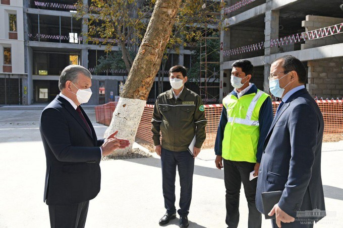 Mirzo Ulug‘bek tumanidagi Geologiya fanlari universitetida. 2020-yil, 16-oktabr.