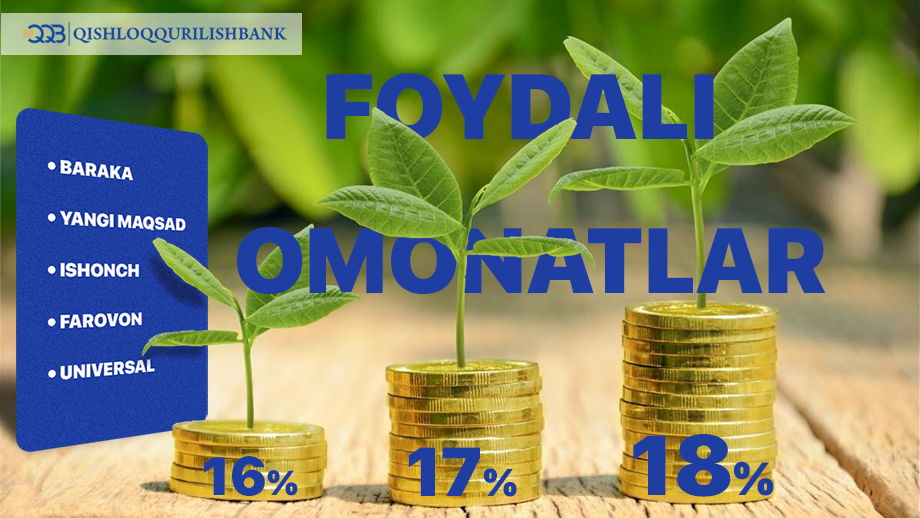 Омонат турлари ва фоизлари 2023. Омонат турлари. Агробанк Омонат турлари ва Фоизлари 2022. Банкда Омонат Фоизлари турлари. Омонат Фоизлари 2022.