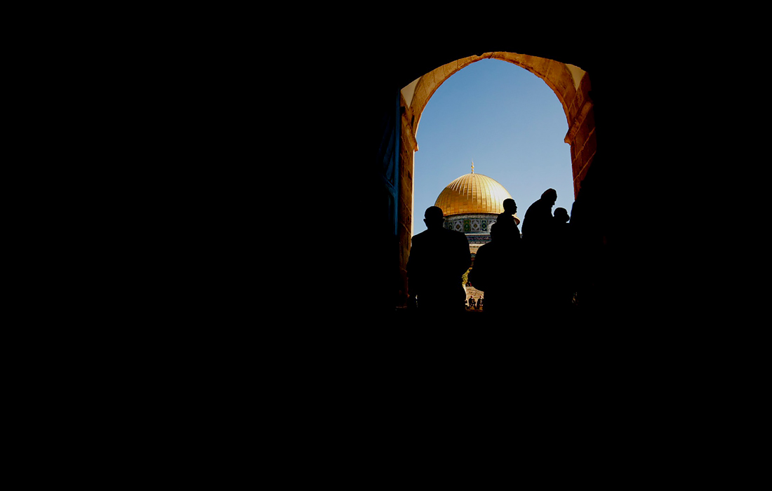 Quddusdagi Ak-Aqsa masjidida juma namozi.