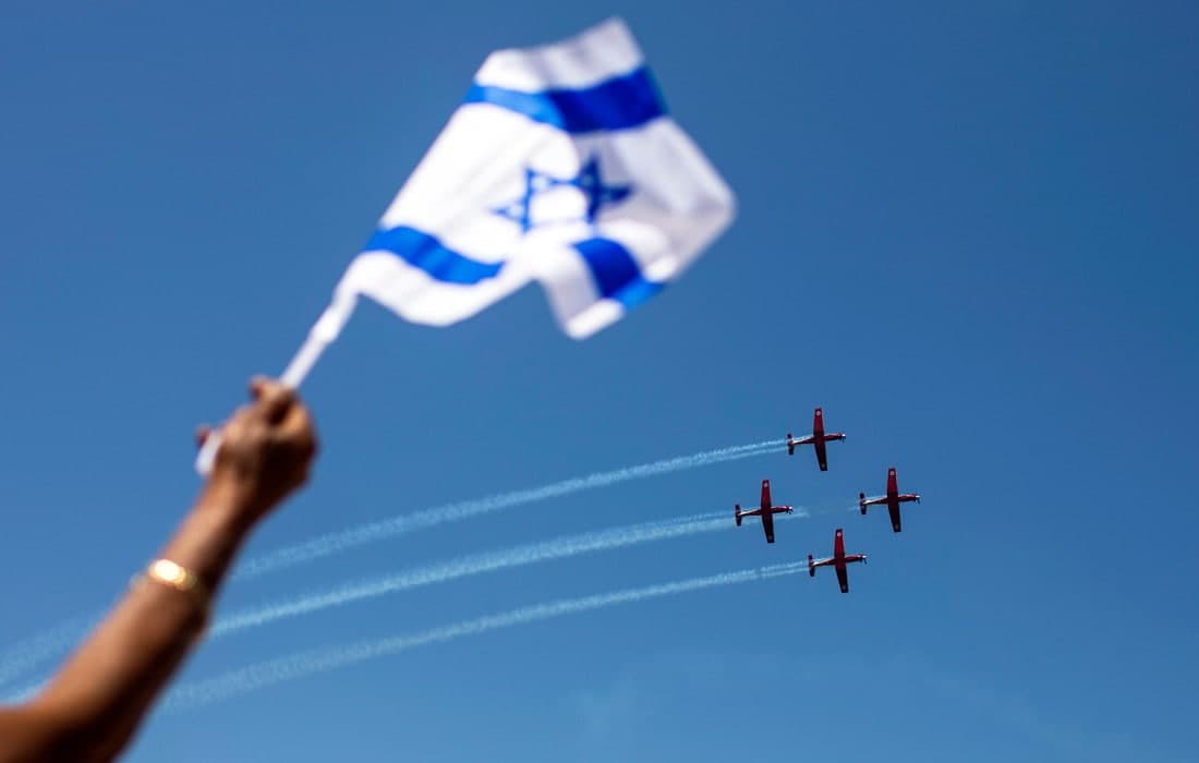 Isroil mustaqilligining 73 yilligi munosabati bilan Tel-Avivda mamlakat havo kuchlari paradi bo‘lib o‘tdi.